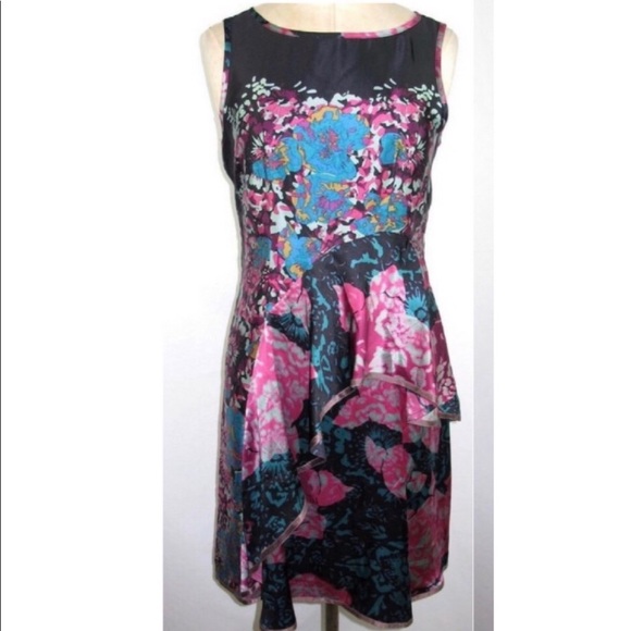 Nanette Lepore Dresses & Skirts - Nanette Lepore Silk Ruffle Dress Sz 12